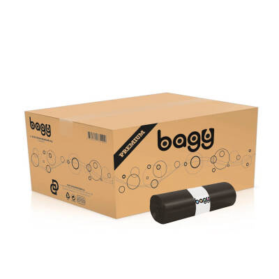 Bagy Çöp Torbası Premium Battal Siyah 72x95 10 Rulo - 1