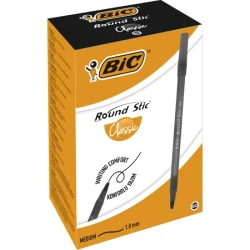 Bic Round Stic Tükenmez Kalem (Siyah) 60`lı - 1