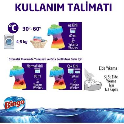 Bingo Giysi Şampuanı Arındırıcı Etki 3 Lt - 2