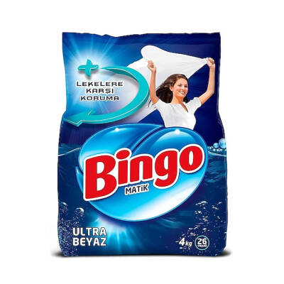 Bingo Matik Konsantre Eko Ultra Beyaz Çamaşır Deterjanı 4 Kg - 1