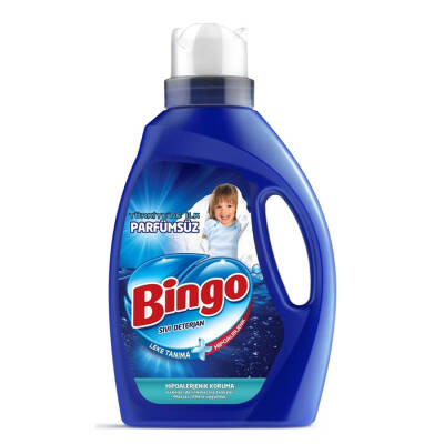 Bingo Sıvı Deterjan Parfümsüz 2145 Ml - 1