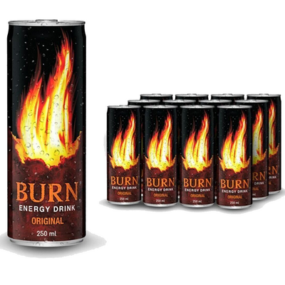 Burn Enerji İçeceği 250 ml 12`li - 1