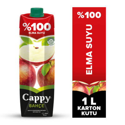 Cappy %100 Elma Suyu 1000 ml 12`li - 1