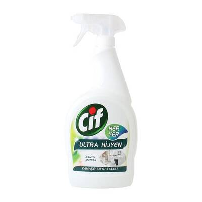 Cif Her Yer Ultra Hijyen Sprey 750 ml (Çamaşır Suyu Katkılı) - 1