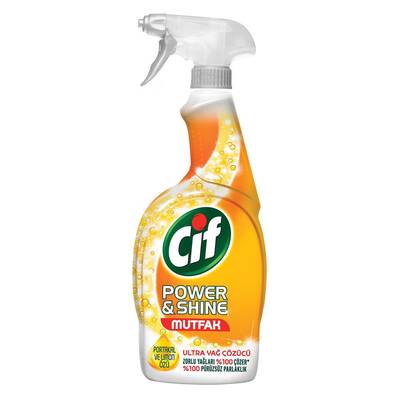 Cif Power Shine Mutfak Yağ Çözücü 750 ML - 1