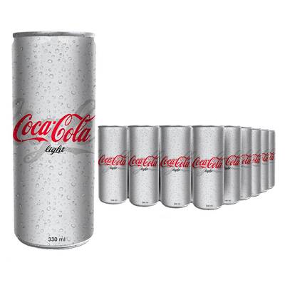 Coca Cola Light Kutu 250 ml 24`lü - 1