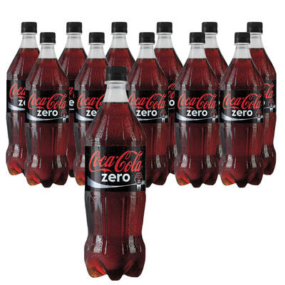 Coca Cola Zero Sugar Pet 1000 ml 12`li - 1