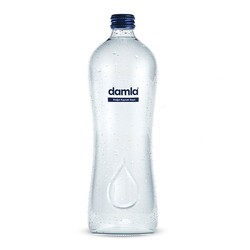 Damla Cam Şişe Su 750 ml 6`lı - 2