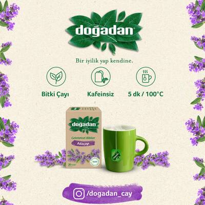 Doğadan Adaçayı Bitki Çayı 20'li - 4
