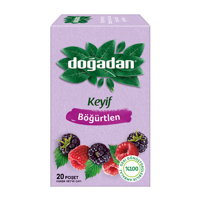 Doğadan Böğürtlen Bitki Çayı 20'li - 1