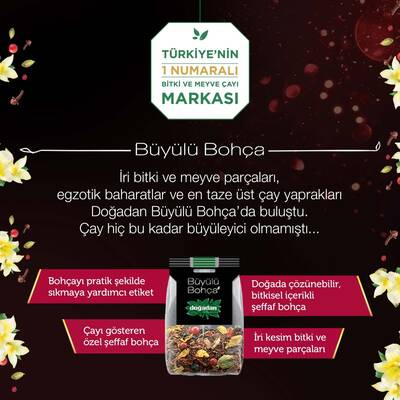 Doğadan Büyülü Bohça Rooibos Vanilyalı Çay 10`lu - 4