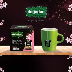 Doğadan Büyülü Bohça Yeşil Çay Sakura 10`lu - 3
