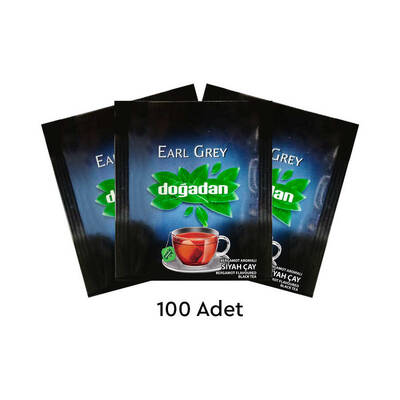 Doğadan Earl Grey Bardak Poşet Çay 100`lü - 1