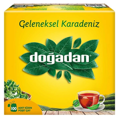 Doğadan Geleneksel Karadeniz Bardak Poşet Çay 100'lü - 1