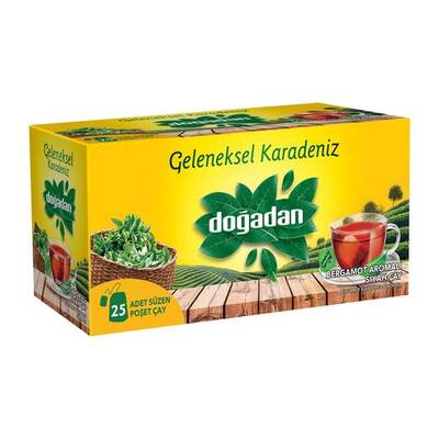 Doğadan Geleneksel Karadeniz Bardak Poşet Çay 25'li - 1