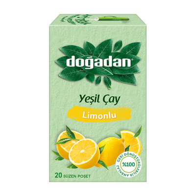 Doğadan Yeşil Çay Limonlu 20`li - 1