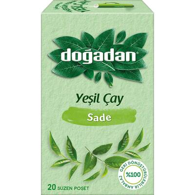Doğadan Yeşilçay Bitki Çayı 20'li - 1
