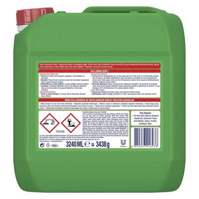 Domestos Dağ Esintisi Yoğun Kıvamlı Çamaşır Suyu 3240 ml - 2
