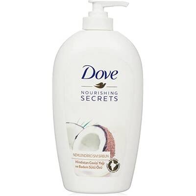 Dove Nemlendirici Hindistan Cevizi Yağı ve Badem Sütü Özü Sıvı Sabun 450 ml - 1