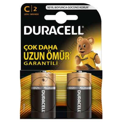 Duracell Alkaline C Pil 2`li Paket - 1
