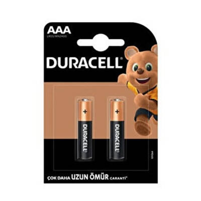 Duracell Pil AAA İnce Kalem 2 li - 1