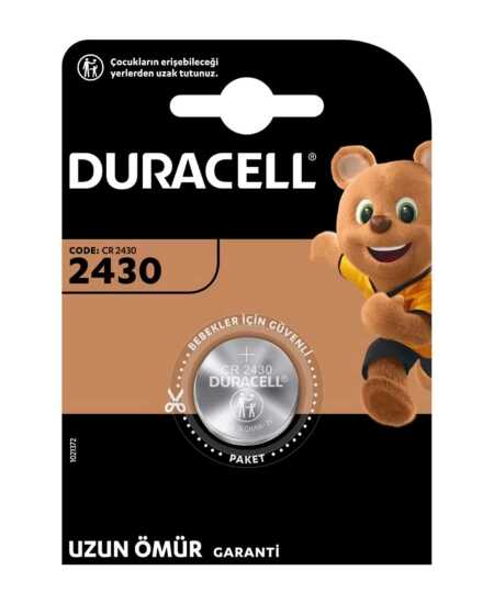 Duracell Pil Düğme 3V Tekli 2430