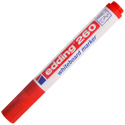 Edding Beyaz Tahta Kalemi E-260 Kırmızı - 1