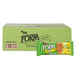 Eti Form Limon Lifli Kepekli 50 gr 24`lü - 1