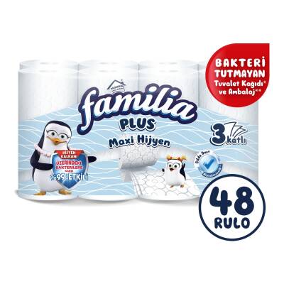 Familia Plus Maxi Hijyen Tuvalet Kağıdı 16x3 48 Rulo - 1