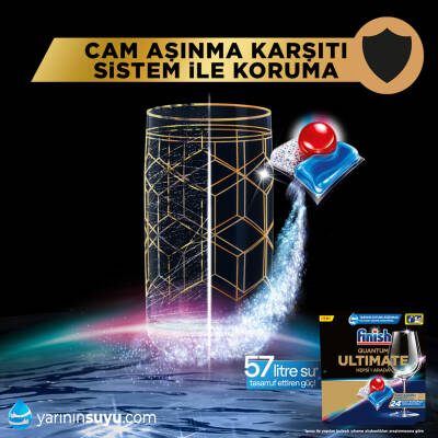 Finish Quantum Ultimate 60 Kapsül Bulaşık Makinesi Deterjanı - 3