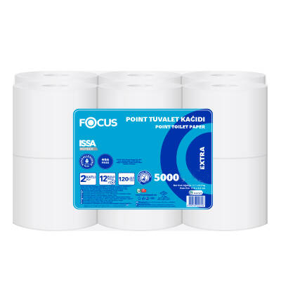 Focus Point Extra İçten Çekmeli Tuvalet Kağıdı 120 Mt 12'li - 1
