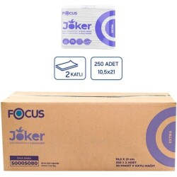 Focus Extra Joker V Katlı Peçete 250'li 30 Paket - 2