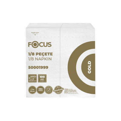 Focus Gold Maxi Peçete 1/8 100'lü 24 Paket - 1