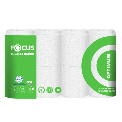 Focus Optimum Tuvalet Kağıdı - Çift Katlı - 150 Yaprak - 48`li Rulo - 1