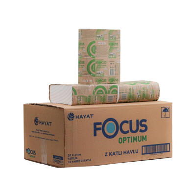 Focus Optimum Z Katlı Havlu 150 x 12 Paket - 2