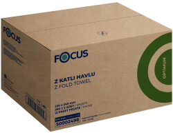 Focus Optimum Z Katlı Kağıt Havlu - Çift Katlı - 200 Yaprak - 12 Paket - 20 cm x 24 cm - 1
