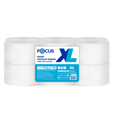 Focus XL İçten Çekmeli Tuvalet Kağıdı 250 Mt 12 li - 1