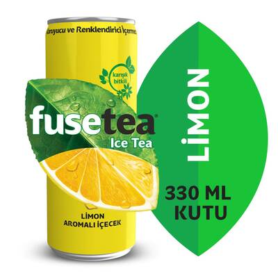 Fuse Tea Limon Aromalı Soğuk Çay 330 ml 12`li - 2