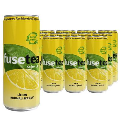 Fuse Tea Limon Aromalı Soğuk Çay 330 ml 12`li - 1