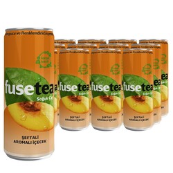 Fuse Tea Şeftali Aromalı Soğuk Çay 330 ml 12`li - 1