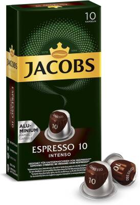 Jacobs Kapsül Kahve No:10 Espresso Intenso 10'lu - 1