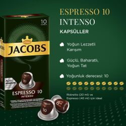 Jacobs Kapsül Kahve No:10 Espresso Intenso 10'lu - 2