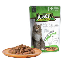 Jungle Pouch Yetişkin Kedi Tavuklu Yaş Maması 100 G - 2