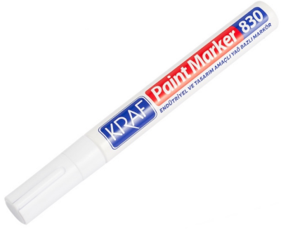 Kraf Paint Markör 830 Beyaz - 1