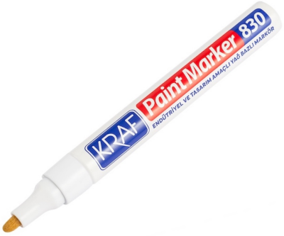 Kraf Paint Markör 830 Beyaz - 2