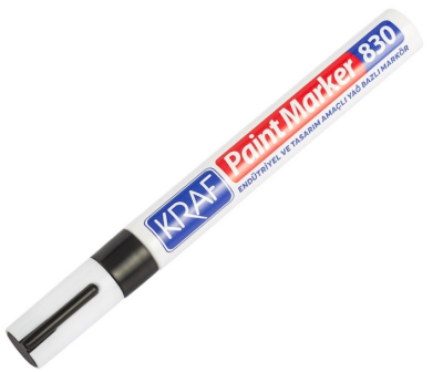 Kraf Paint Markör 830 Siyah - 1