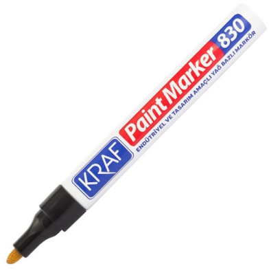 Kraf Paint Markör 830 Siyah - 2