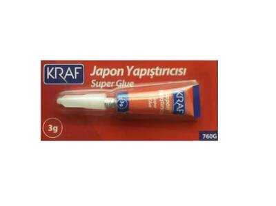 Kraf Yapıştırıcı Japon Süper 3 Gr 760G - 1