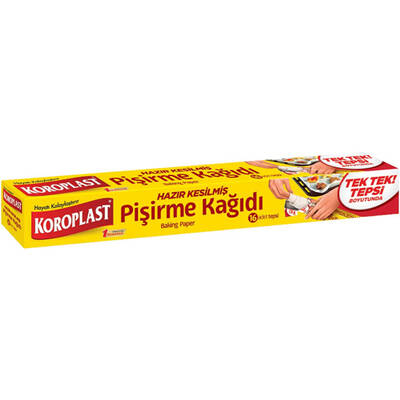 Koroplast Pişirme Kağıdı Hazır Kesilmiş 42x37 16Iı - 1