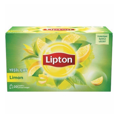 Lipton Berrak Yeşil Çay Limonlu 20`li - 1